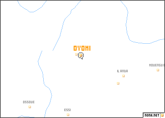 map of Oyomi