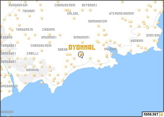map of Ŏyŏm-mal