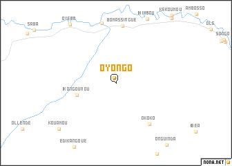 map of Oyongo