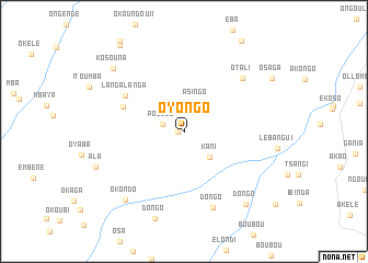 map of Oyongo