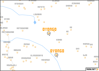 map of Oyongo