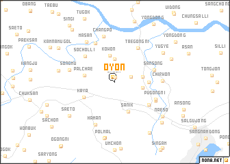 map of Ŏyŏn