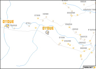 map of Oyoué