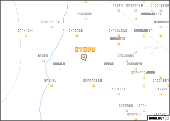 map of Oyovu