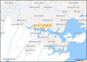 map of Oyster Bay