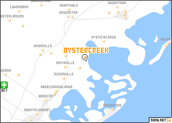 map of Oyster Creek
