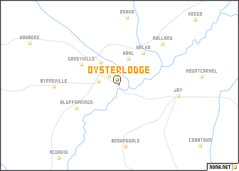 map of Oyster Lodge