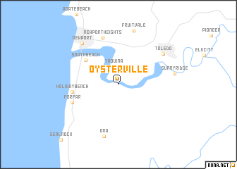 map of Oysterville