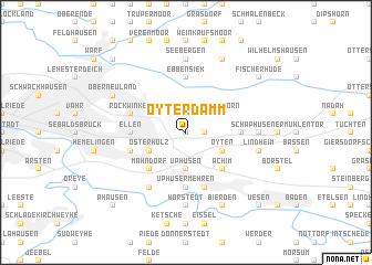 map of Oyterdamm