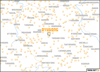 map of Oyu-dong