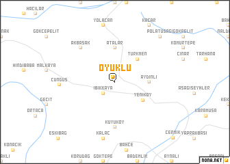 map of Oyuklu