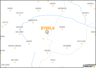 map of Oyuklu