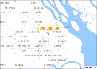 map of Oyuko Ibighi