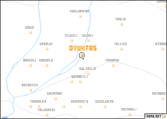 map of Oyuktaş