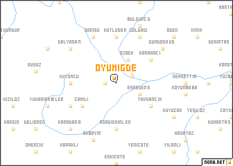 map of Oyumiğde