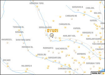 map of Ŏyu-ri