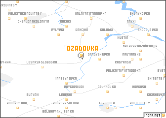 map of Ozadovka