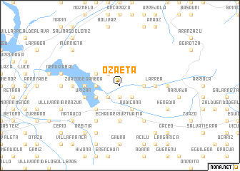 map of Ozaeta