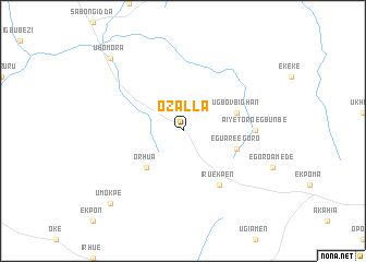 map of Ozalla