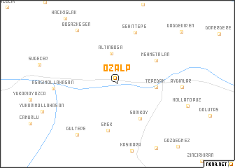 map of Özalp