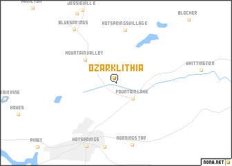map of Ozark Lithia