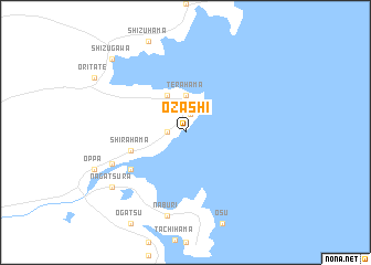map of Ōzashi