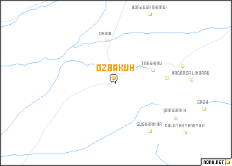 map of Ozbakūh