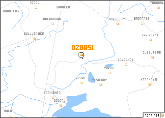 map of Özbaşı