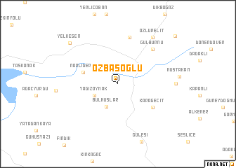 map of Özbaşoğlu