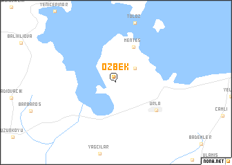 map of Özbek