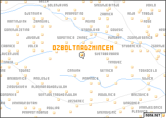 map of Ožbolt nad Zmincem