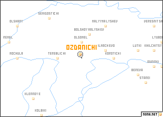 map of Ozdanichi