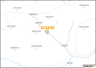 map of Özdenk