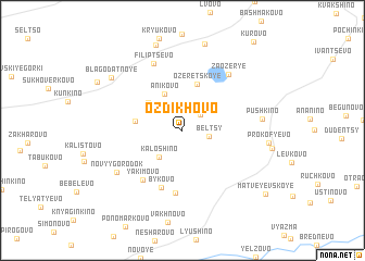 map of Ozdikhovo