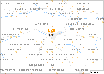 map of Ózd