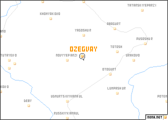 map of Ozegvay