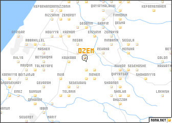 map of ‘Oẕem