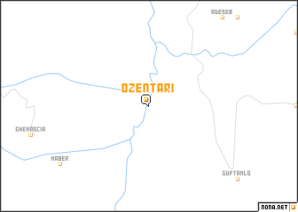 map of Ozentari