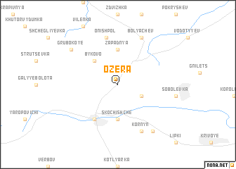 map of Ozëra