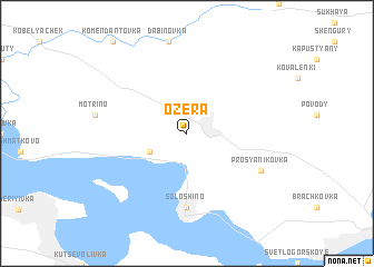 map of Ozëra