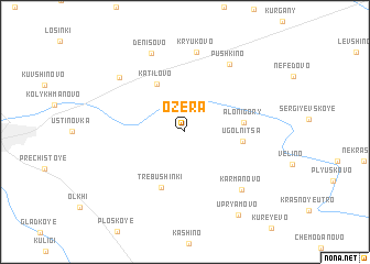 map of Ozëra