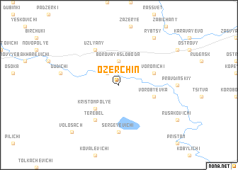 map of Ozerchin