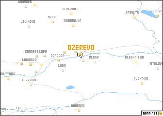 map of Ozerevo