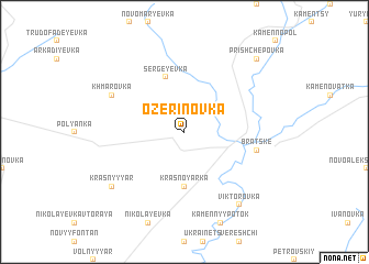 map of Ozerinovka