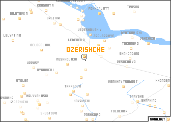 map of Ozerishche