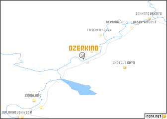 map of Ozerkino