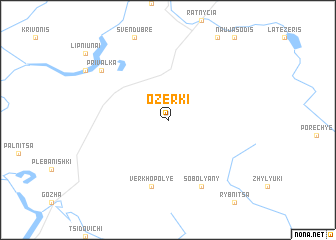 map of Ozerki