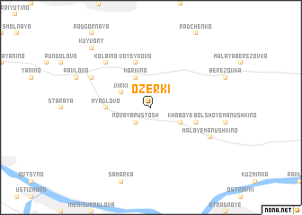 map of Ozerki