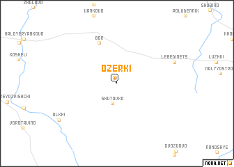 map of Ozerki