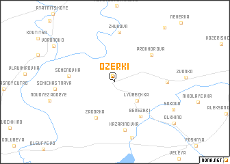 map of Ozerki